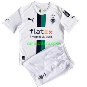 Camisolas de futebol Borussia Monchengladbach Criança Equipamento Principal 2022/23 Manga Curta